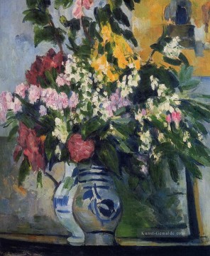 Zwei Vasen mit Blumen Paul Cezanne Ölgemälde